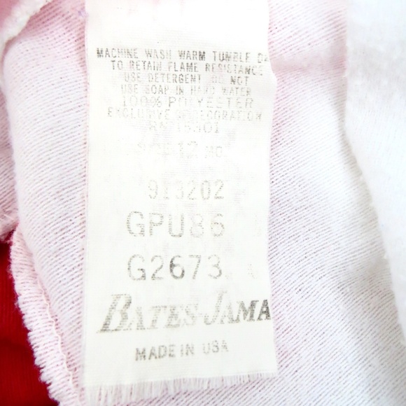 Bates Jama Vintage 80s Care Bear Cousins Nightgown Christmas PJs Dress 12 MO - Picture 6 of 6